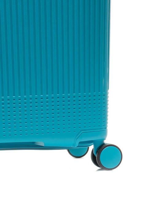LIGHT POP 1 Medium expandable trolley fashion blue - Rigid Trolley Cases