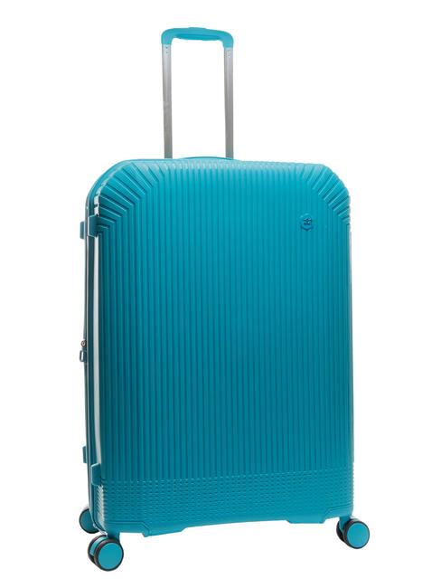 LIGHT POP 1 Large expandable trolley fashion blue - Rigid Trolley Cases