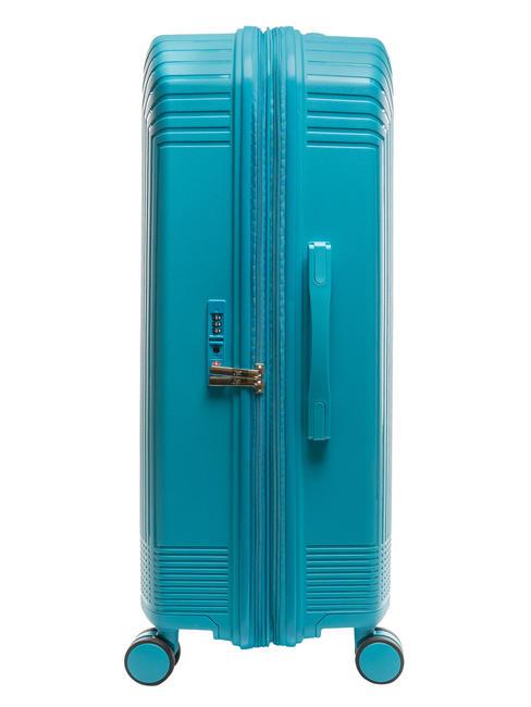 LIGHT POP 1 Large expandable trolley fashion blue - Rigid Trolley Cases