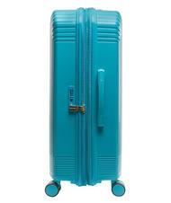 LESAC LIGHT POP 1 Large expandable trolley fashion blue - Rigid Trolley Cases - 4