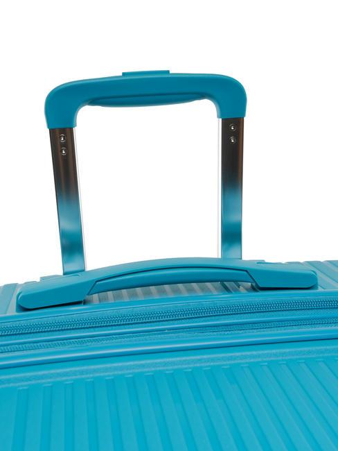 LIGHT POP 1 Large expandable trolley fashion blue - Rigid Trolley Cases
