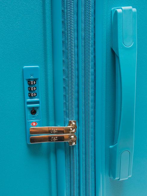 LIGHT POP 1 Large expandable trolley fashion blue - Rigid Trolley Cases