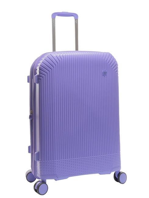LIGHT POP 1 Medium expandable trolley light purple - Rigid Trolley Cases