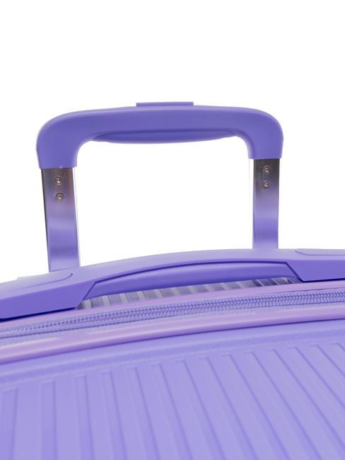 LIGHT POP 1 Medium expandable trolley light purple - Rigid Trolley Cases