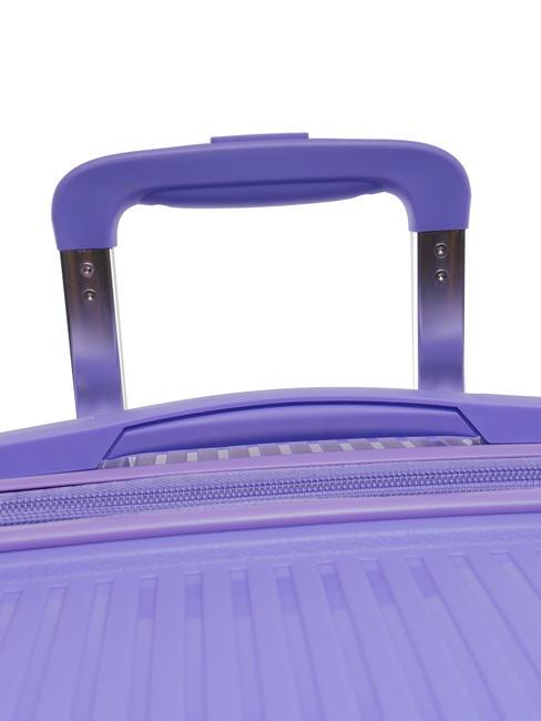 LIGHT POP 1 Large expandable trolley light purple - Rigid Trolley Cases