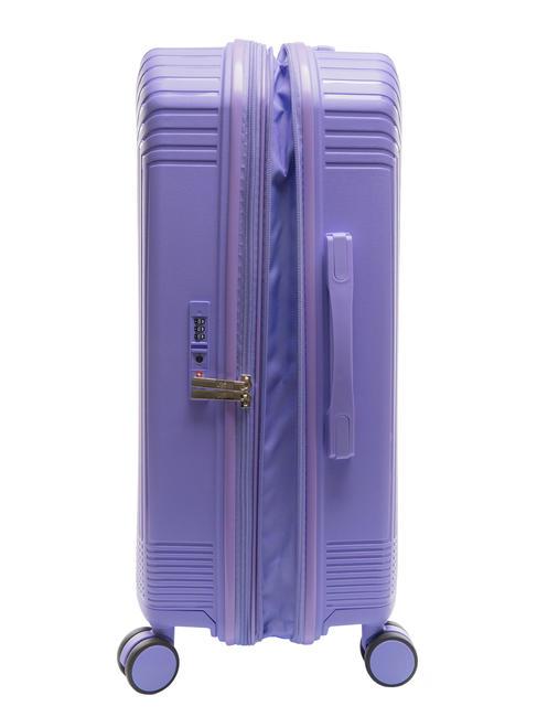 LIGHT POP 1 Trolley set: cabin+medium and large expandable light purple - Trolley Set