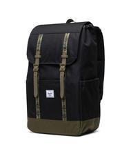 HERSCHEL RETREAT Backpack black/ivy green - Backpacks & School and Leisure - 2