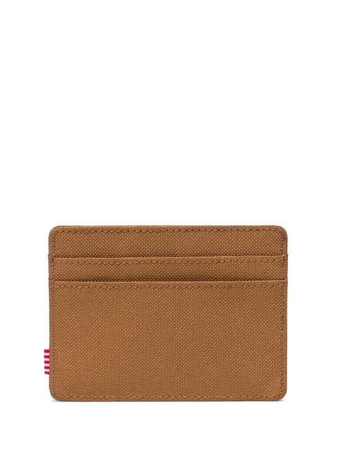 CHARLIE  Flat card holder bronze brown - Women’s Wallets