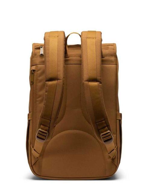 LITTLE AMERICA MID Mid size backpack bronze brown - Backpacks & School and Leisure