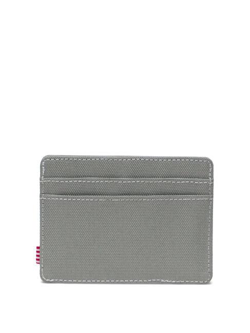 CHARLIE  Flat card holder seagrass/white stitch - Women’s Wallets