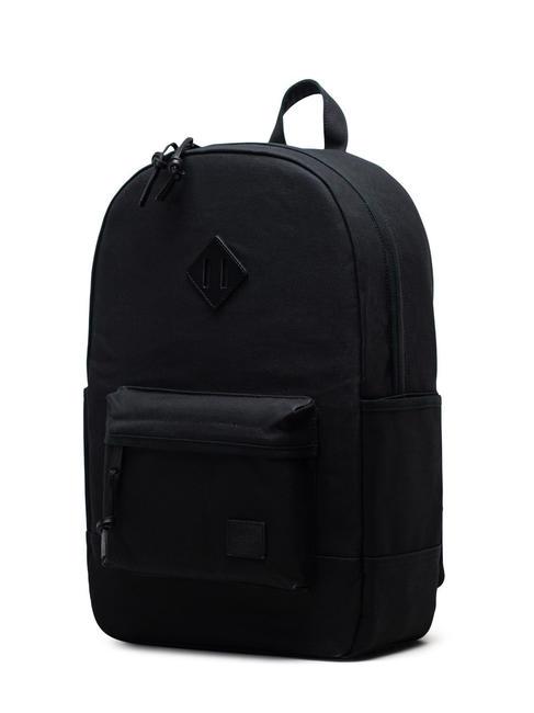 HERITAGE Canvas backpack BLACK - Backpacks & School and Leisure