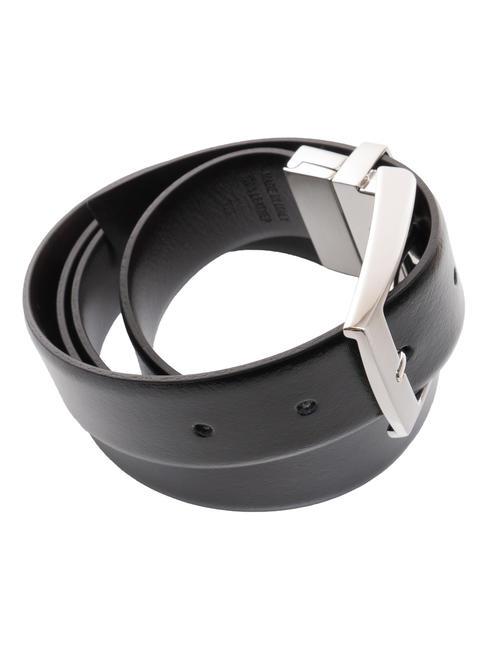 DOUBLEFACE Reversible leather belt black/dark - Belts