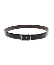 JOHN RICHMOND DOUBLEFACE Reversible leather belt black/dark - Belts - 4