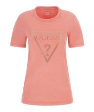 GUESS VINTAGE Cotton T-shirt peach coral - T-shirt - 4