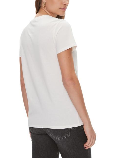 LACE Cotton T-shirt cremwhi - T-shirt