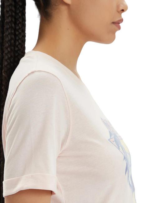 BEACH TRIANGLE Cotton T-shirt wanna be pink - T-shirt