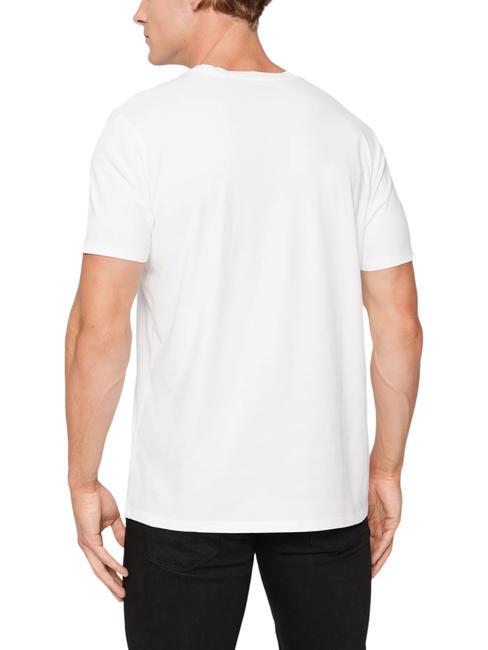 TRI LOGO Cotton T-shirt purwhite - T-shirt