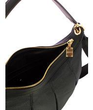 BORBONESE CROISSANT HOBO MEDIUM Shoulder bag, with shoulder strap dark black - Women’s Bags - 4