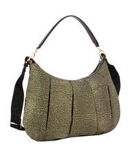 BORBONESE CROISSANT HOBO MEDIUM Shoulder bag, with shoulder strap OP / NATURAL / BLACK - Women&rsquo;s Bags - 2
