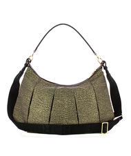 BORBONESE CROISSANT HOBO MEDIUM Shoulder bag, with shoulder strap OP / NATURAL / BLACK - Women&rsquo;s Bags - 3