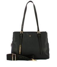 BORBONESE L'ECOLE NYLON Shoulder shopper, with shoulder strap dark black - Women’s Bags - 3