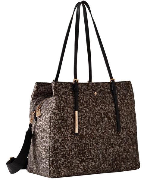 L'ECOLE NYLON  Shoulder bag, with shoulder strap OP / NATURAL / BLACK - Women&rsquo;s Bags