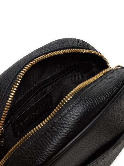 NINA  Mini shoulder bag, in leather Black - Women’s Bags