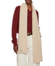 PINKO LYKOI  Wool scarf beige - taupe - Scarves - 2