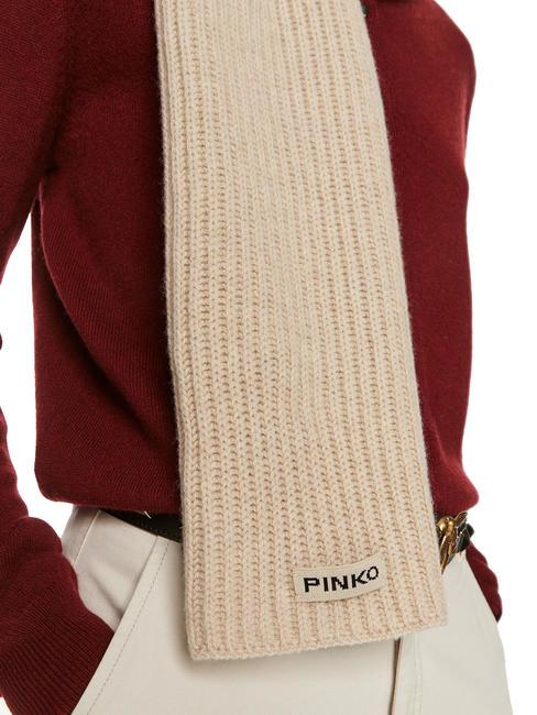 LYKOI  Wool scarf beige - taupe - Scarves