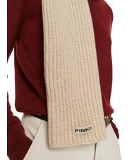 PINKO LYKOI  Wool scarf beige - taupe - Scarves - 3
