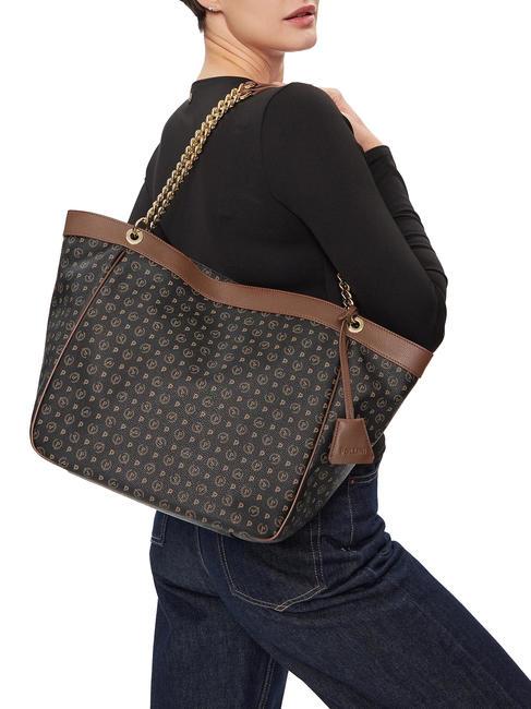 HERITAGE Shoulder bag, transformable black brown - Women’s Bags