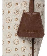 POLLINI HERITAGE Shoulder bag, transformable ivory / brown - Women’s Bags - 3