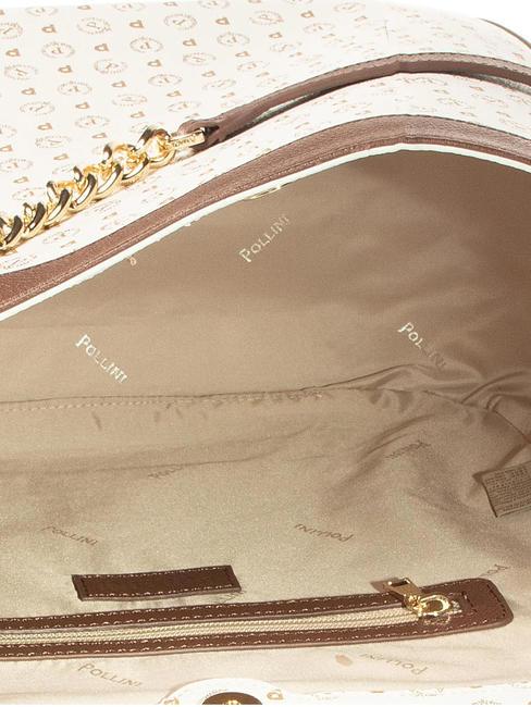 HERITAGE Shoulder bag, transformable ivory / brown - Women’s Bags