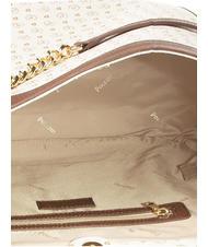 POLLINI HERITAGE Shoulder bag, transformable ivory / brown - Women’s Bags - 4