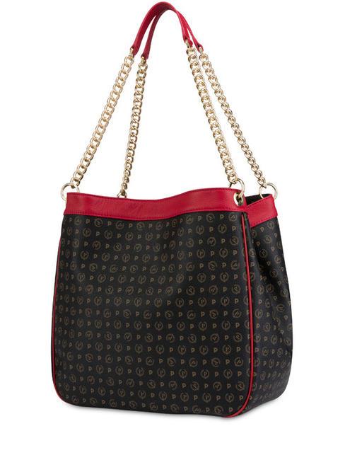 HERITAGE Shoulder bag, transformable black lacquer - Women’s Bags