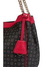 POLLINI HERITAGE Shoulder bag, transformable black lacquer - Women’s Bags - 4