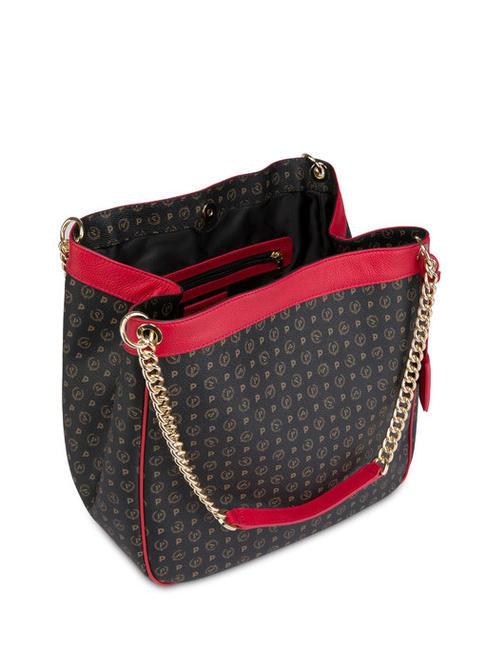 HERITAGE Shoulder bag, transformable black lacquer - Women’s Bags