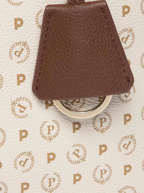 HERITAGE  Bag with shoulder strap ivory / brown - Women’s Bags