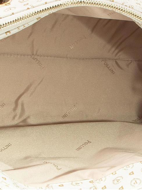 HERITAGE  Bag with shoulder strap ivory / brown - Women’s Bags