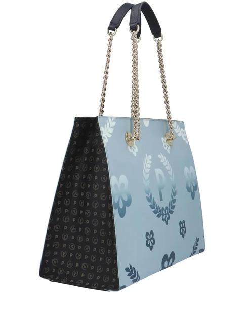 HERITAGE  Shopping bag with all over print blue black - Women&rsquo;s Bags