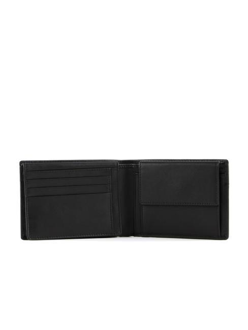 URBAN Wallet with flap, in leather black - Men’s Wallets