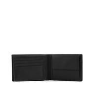PIQUADRO URBAN Wallet with flap, in leather black - Men’s Wallets - 3