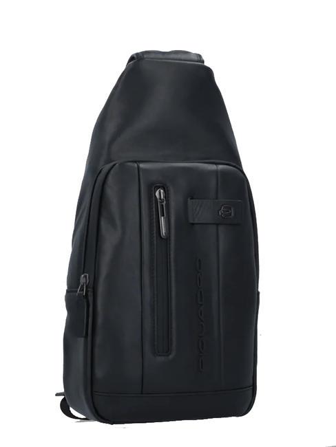 URBAN Leather one-shoulder bag black - Laptop backpacks
