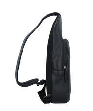 PIQUADRO URBAN Leather one-shoulder bag black - Laptop backpacks - 4
