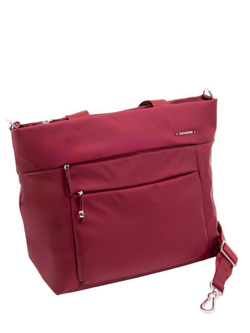 MOVE 4.0 Shopping bag with shoulder strap GARNET RED - Women’s Bags