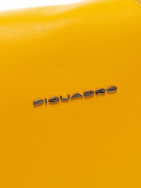 CAMPIONARIO - MUSE Leather shoulder bag with shoulder strap Yellow - Women&rsquo;s Bags