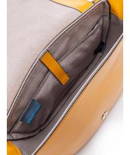 PIQUADRO CAMPIONARIO - MUSE Leather shoulder bag with shoulder strap Yellow - Women&rsquo;s Bags - 6