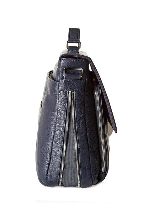 CAMPIONARIO - MODUS Leather laptop briefcase 15" exp blue - Work Briefcases