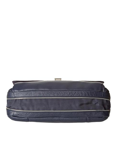 CAMPIONARIO - MODUS Leather laptop briefcase 15" exp blue - Work Briefcases