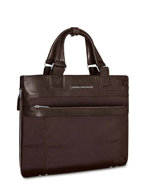 CAMPIONARIO - LINK Expandable 15" laptop folder dark-haired - Work Briefcases